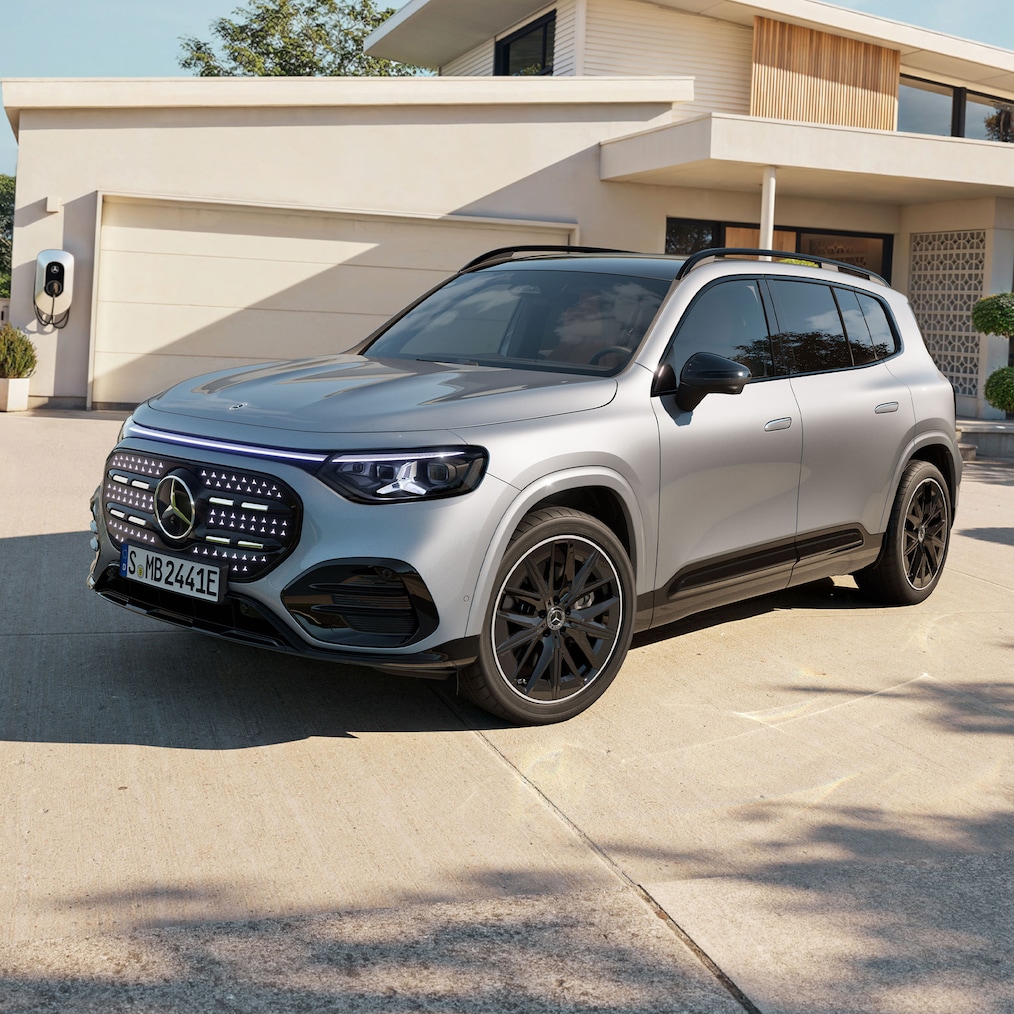 L'extérieur du tout nouveau GLB électrique.