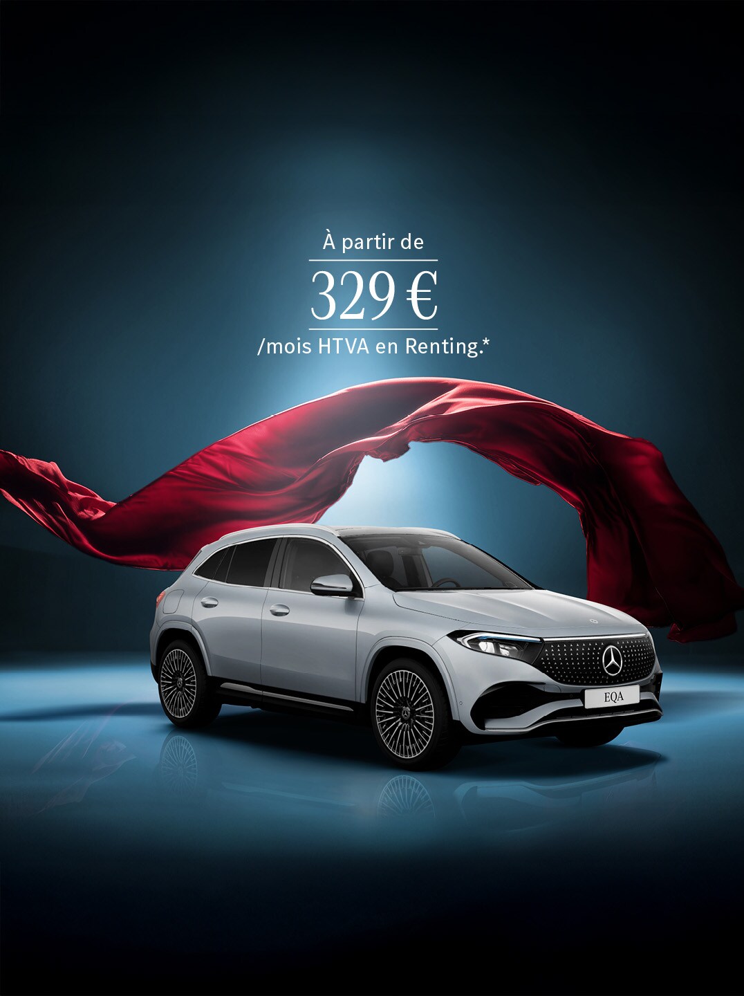 L'EQA SUV de l'exterieur