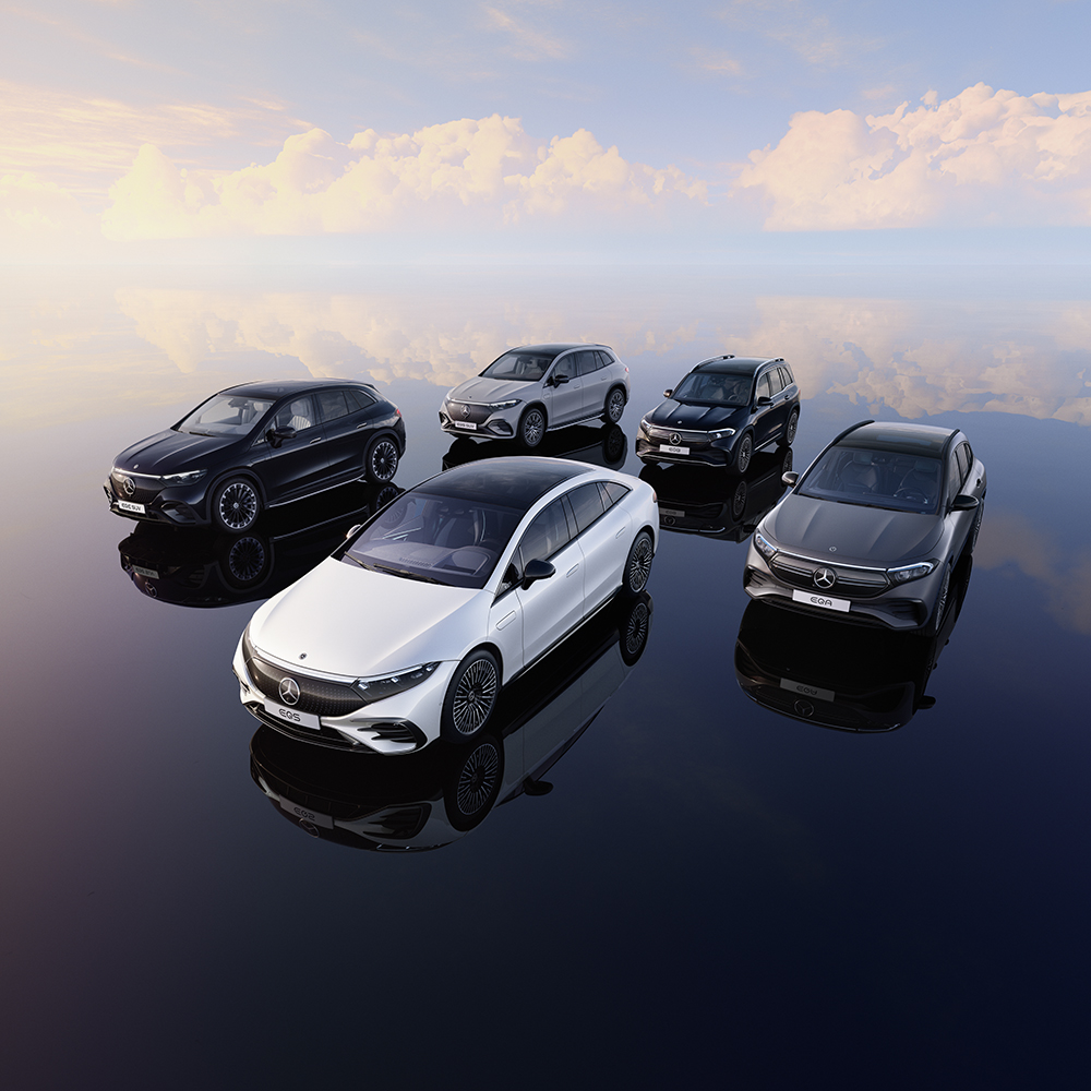 Renting zu 4,99% bei Elektrofahrzeugen Die Palette der Elektrofahrzeuge von Mercedes-Benz.