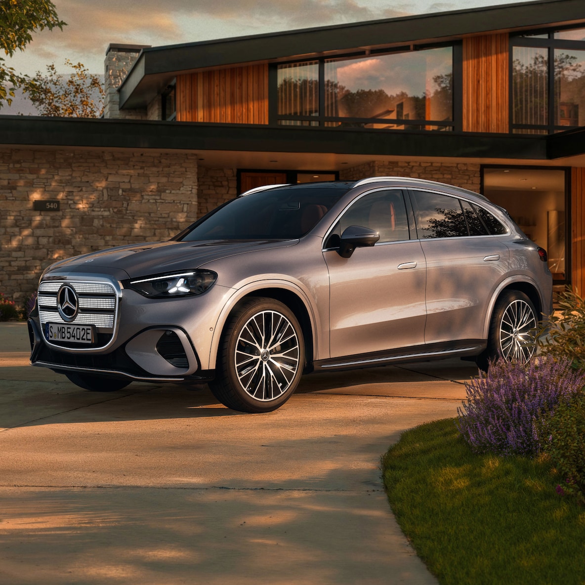Das Exterieur des neuen GLC mit EQ-Technologie von Mercedes-Benz.