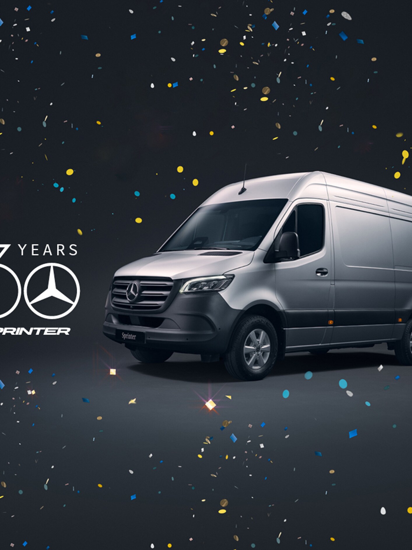 Sprinter et eSprinter Premium Edition 30 Years - un modèle spécial avec offre anniversaire.