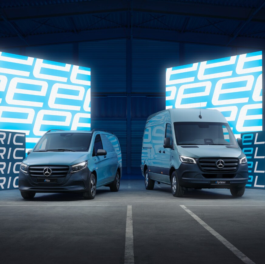 Utilitaires légers électriques, eSprinter, eVito et eCitan de Mercedes-Benz