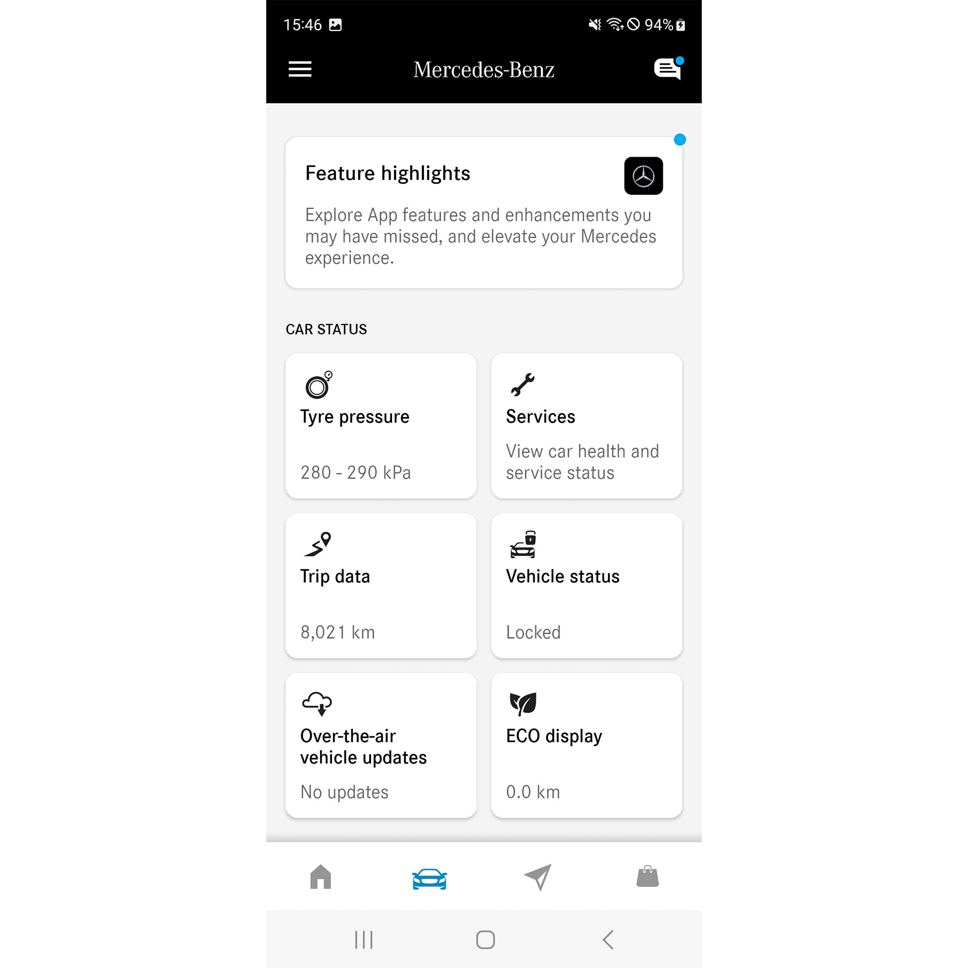 Application Mercedes-Benz Service | Applications | Mercedes-Benz Les futurs véhicules de rêve de Mercedes-Benz sont affichés dans l'application Mercedes-Benz sur smartphone.