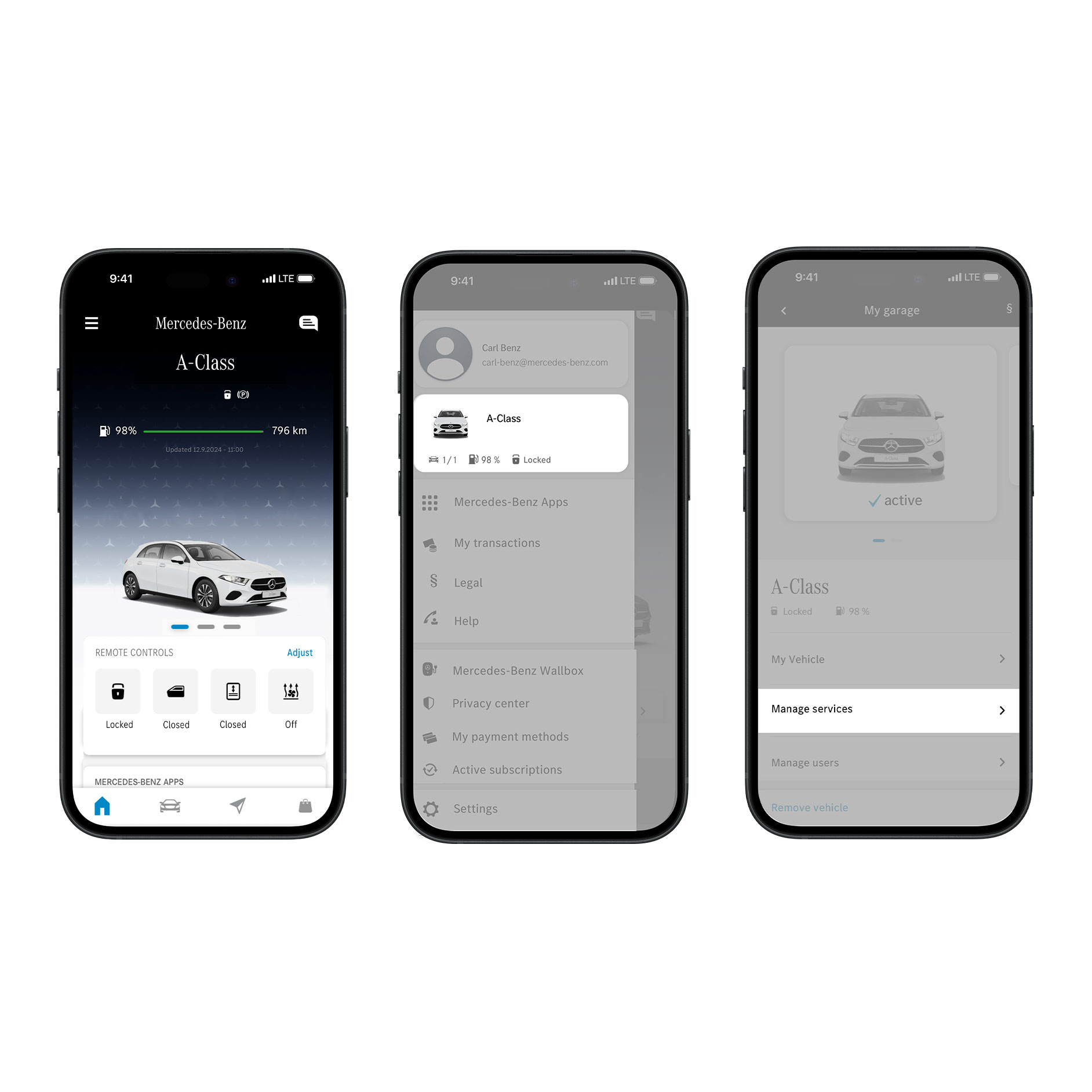 Activation in-app de Fuel & Pay | Solutions de paiement In-Car | Mercedes-Benz L'activation in-app de Fuel & Pay pour les véhicules Mercedes-Benz.