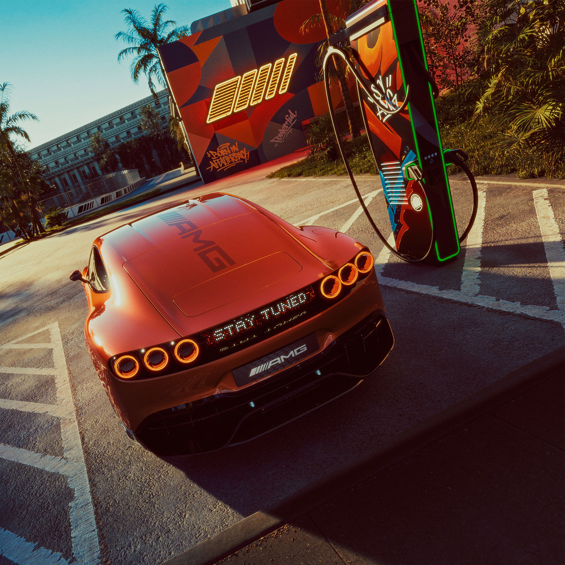 Recharge ultra-rapide | AMG.EA | Mercedes-AMG La recharge ultra-rapide du nouveau CONCEPT AMG GT XX conçu sur l'architecture électrique AMG (AMG.EA) de Mercedes-AMG.