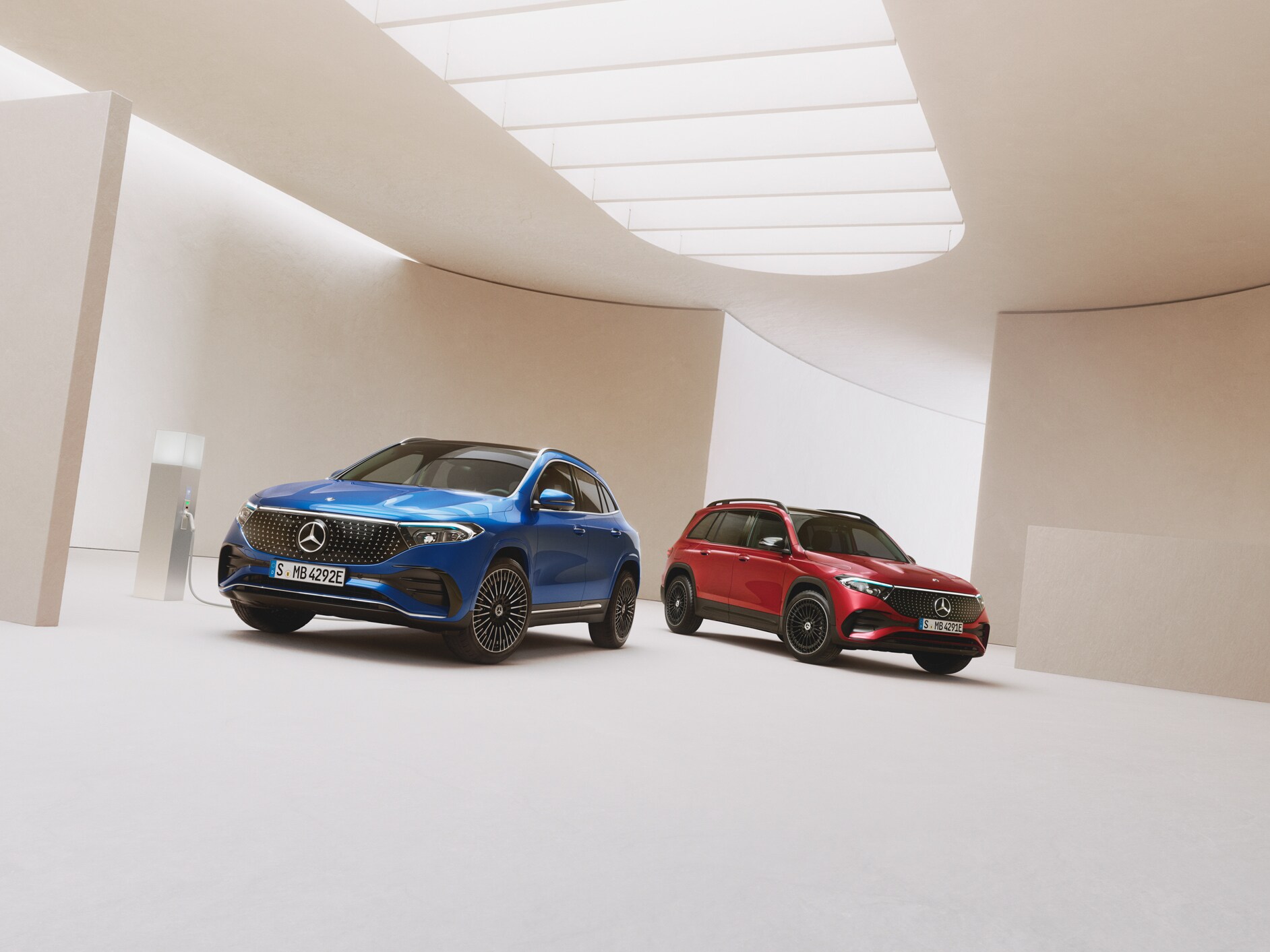 Das Angebot an Elektroautos von Mercedes-Benz.