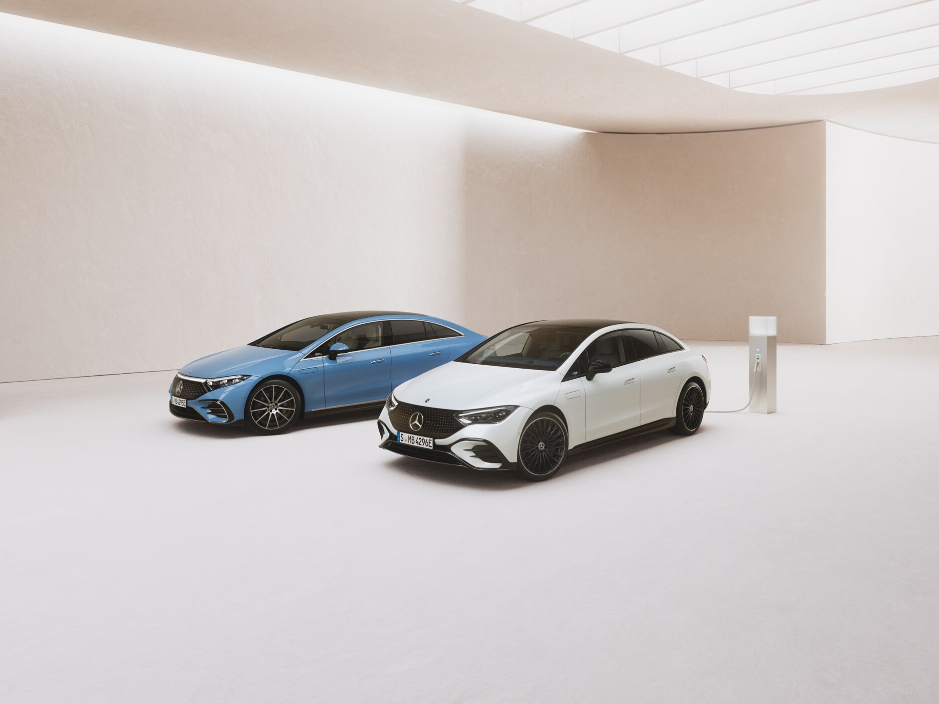 Das Angebot an Elektroautos von Mercedes-Benz.