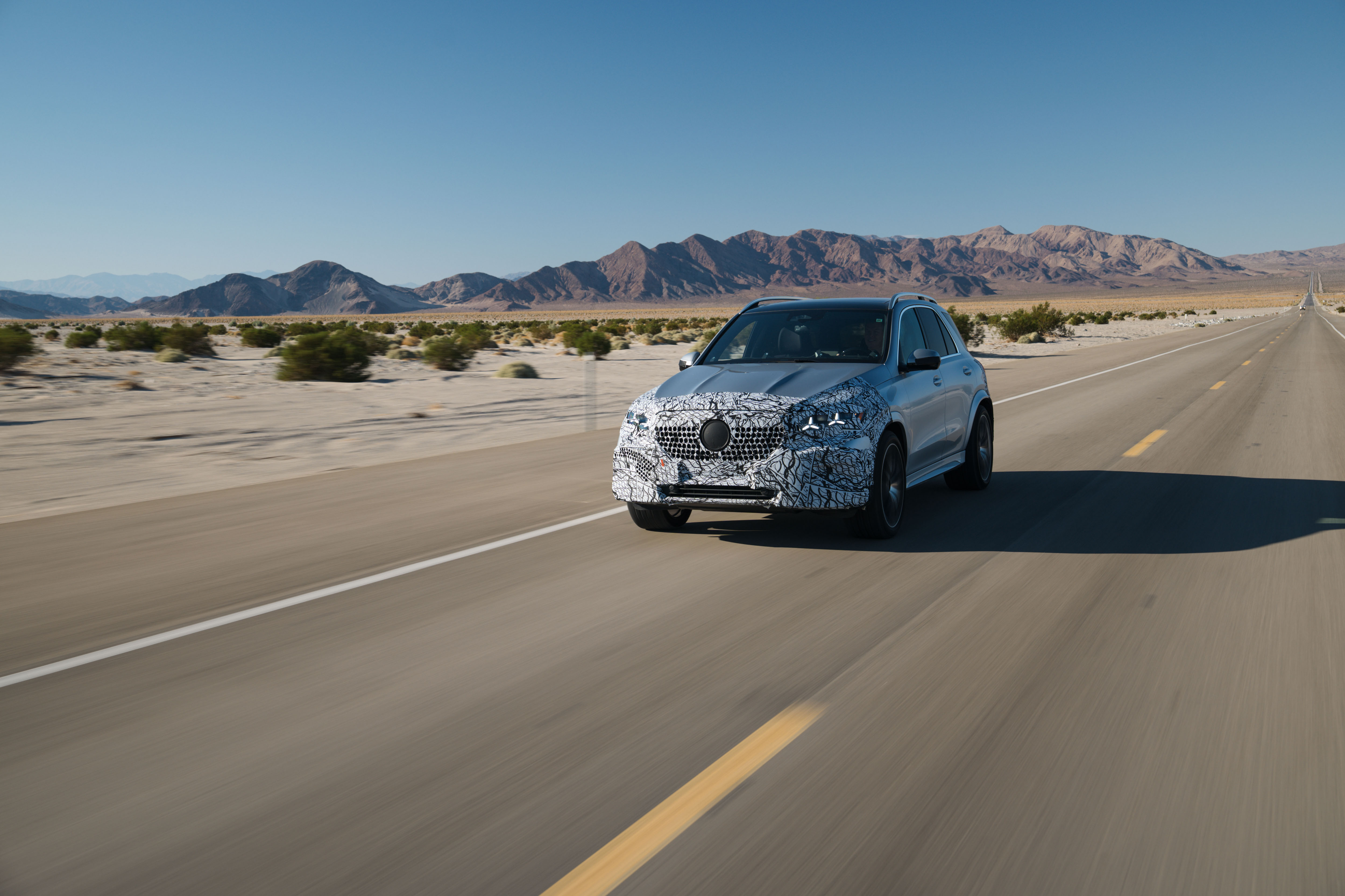 Der neue GLE SUV Der neue GLE auf Testfahrt in Nevada