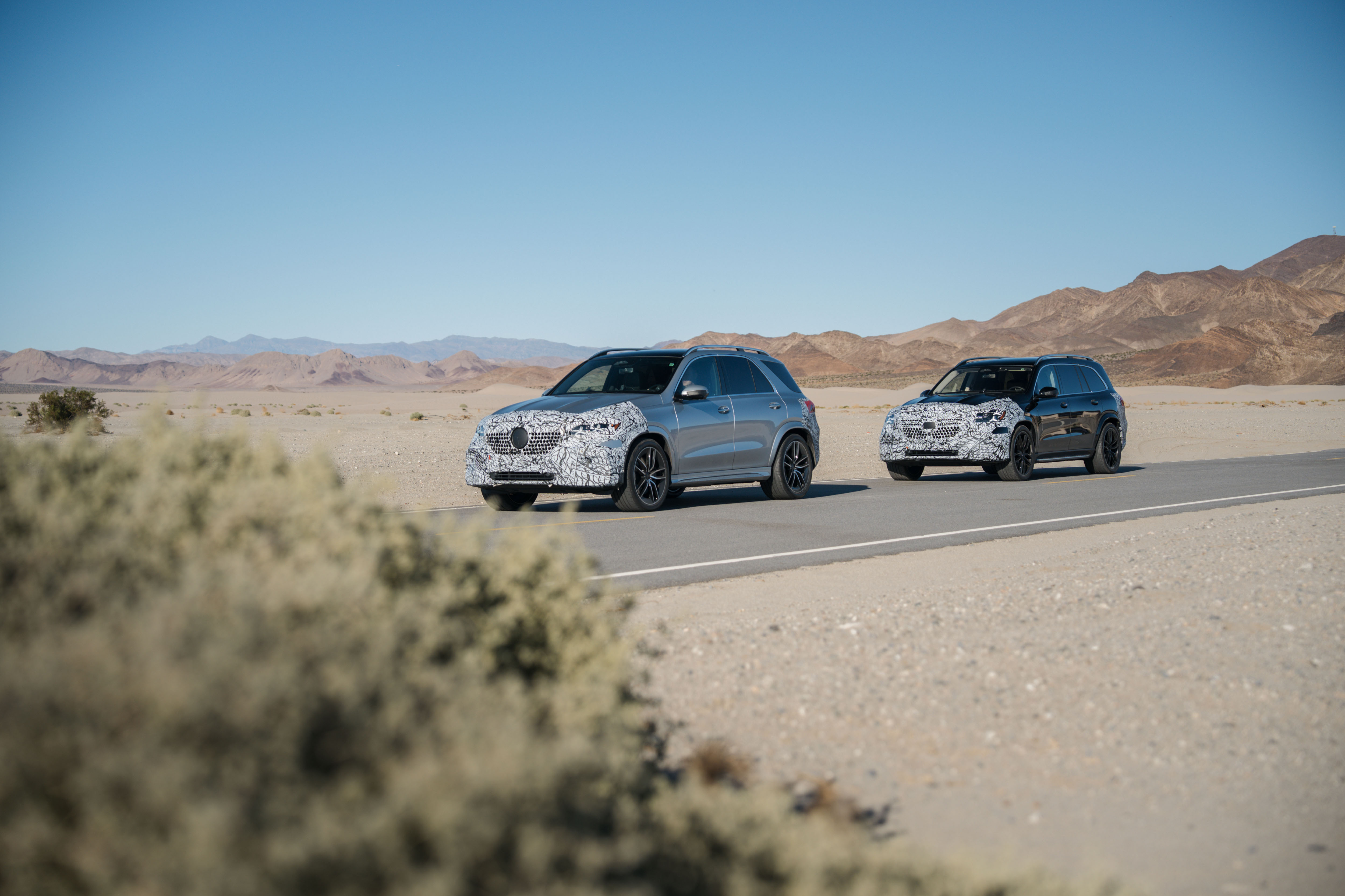 Der neue GLE und GLS Der neue GLE und GLS auf Testfahrt in Nevada