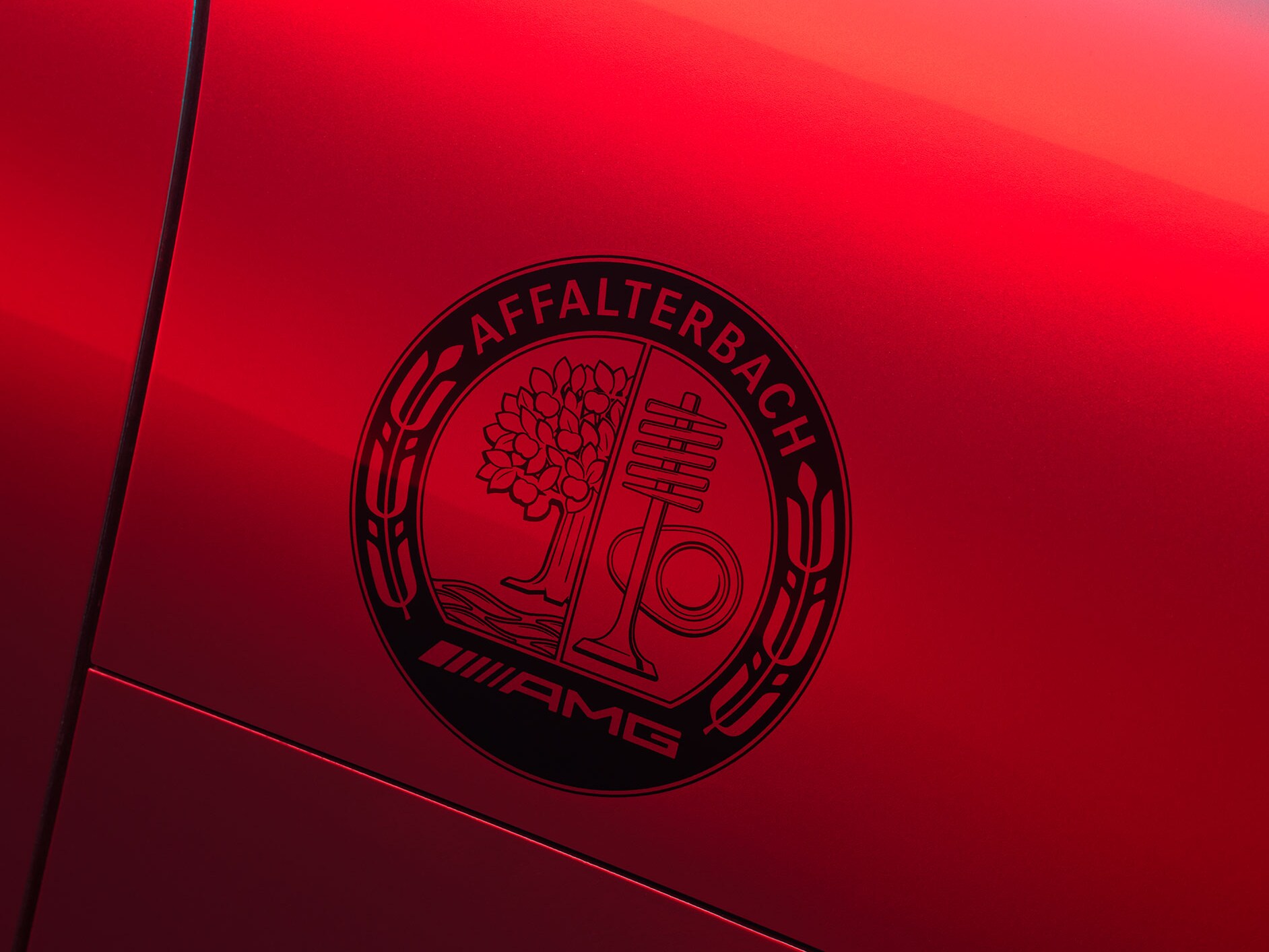 Das Mercedes-AMG Affalterbach Emblem.