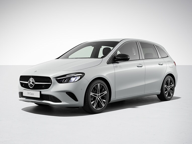 Die Mercedes-Benz B-Klasse mit Night-Paket.