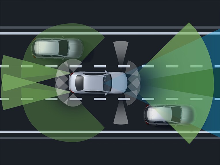 Le Pack Assistance à la conduite pour la Mercedes-AMG GT Coupé.