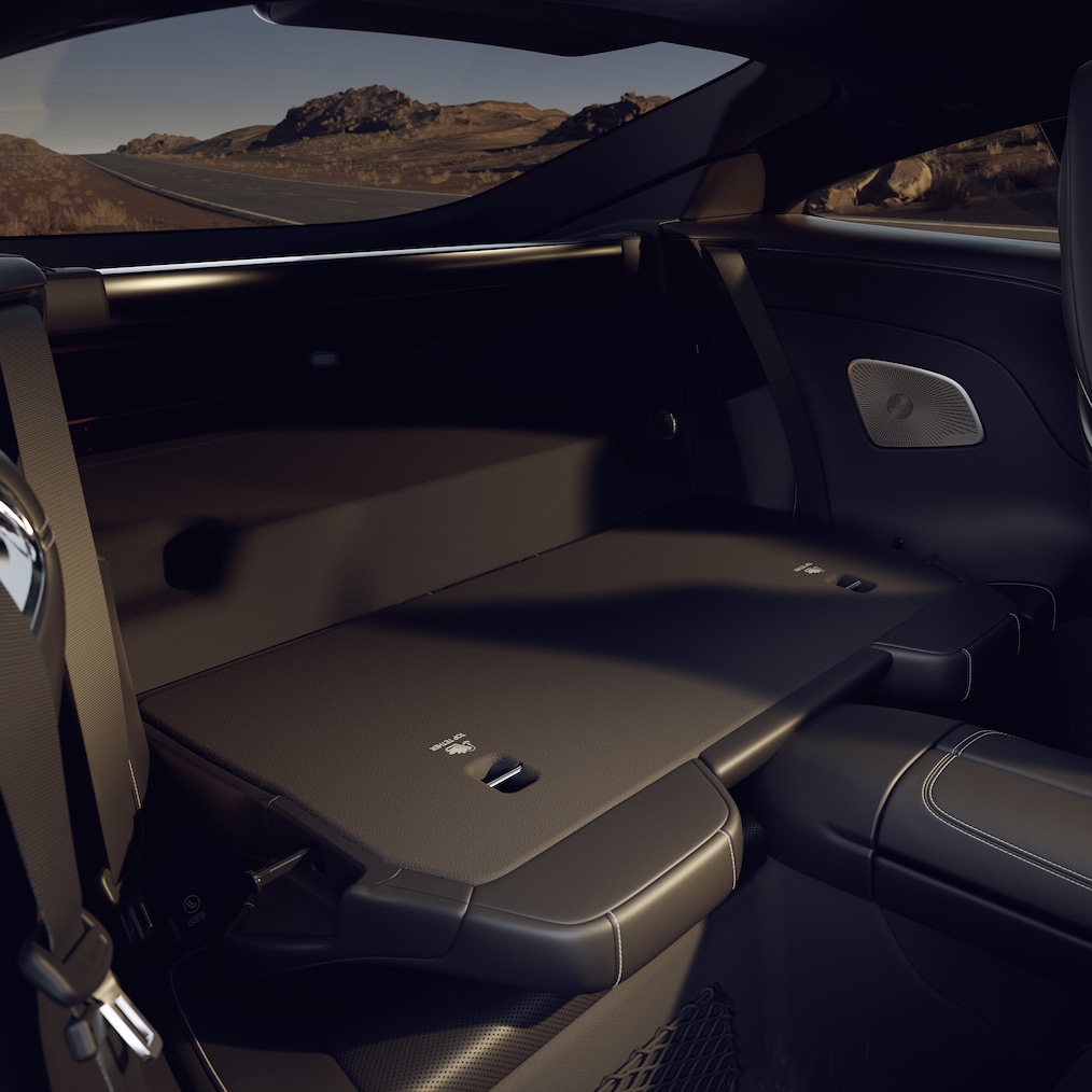 Sitzkonfigurationen im Innenraum des GT Coupés.