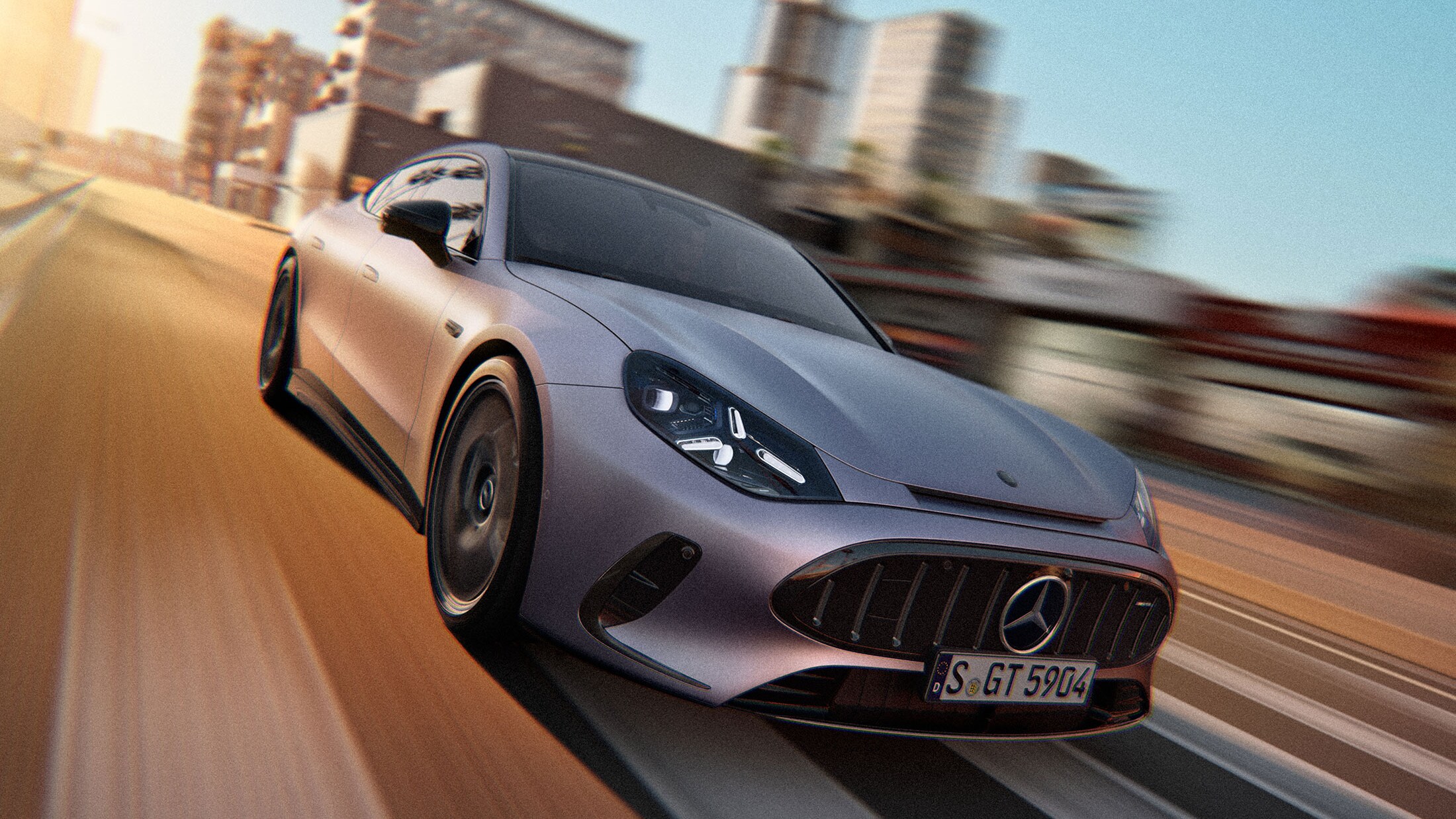 Le nouveau Mercedes-AMG GT 53 Coupé 4 Portes.