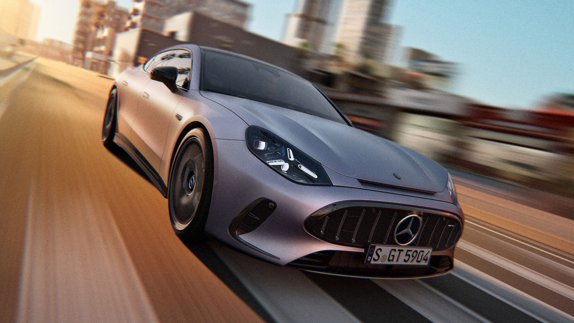 Das neue Mercedes-AMG GT 53 4-Türer Coupé.