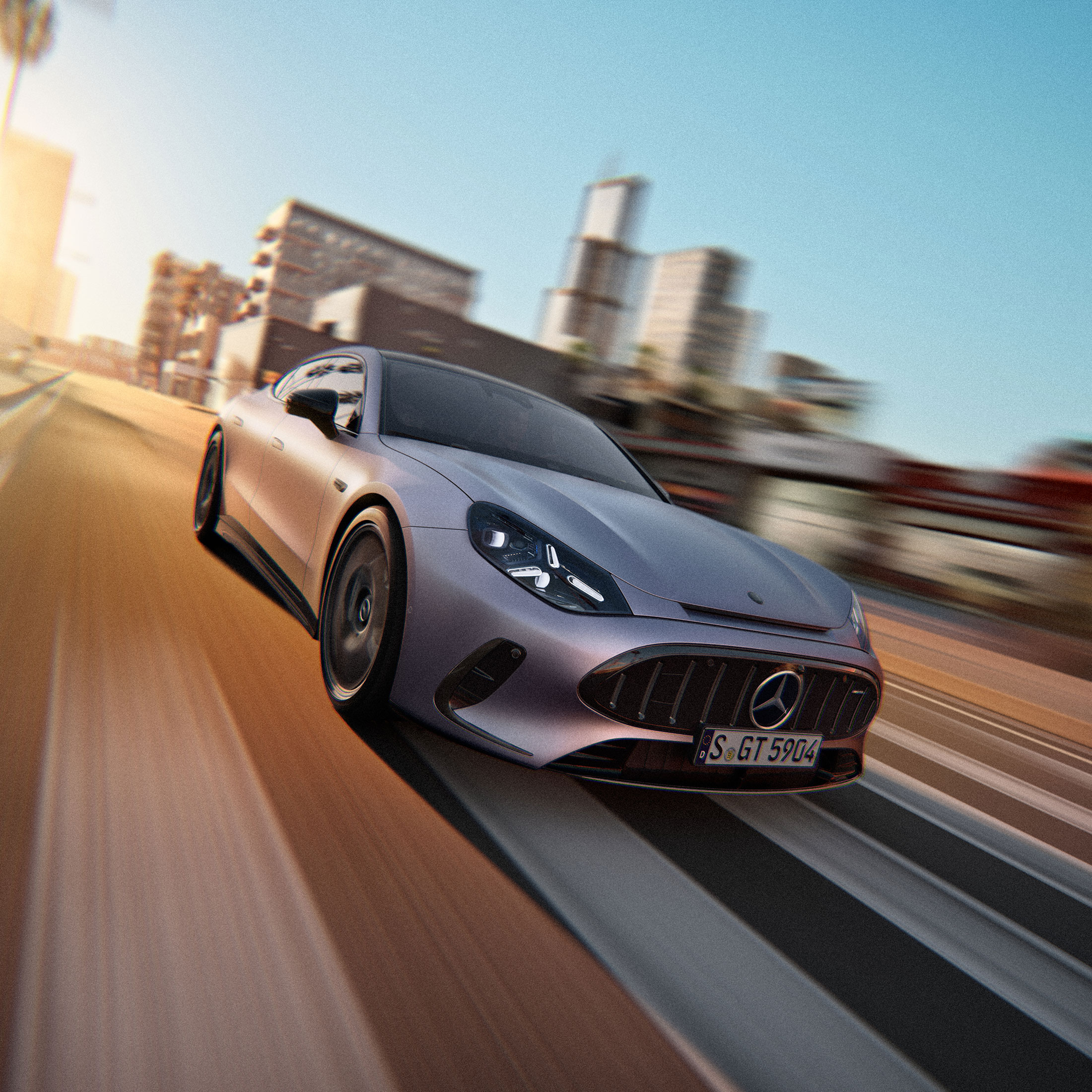 Das neue Mercedes-AMG GT 53 4-Türer Coupé.