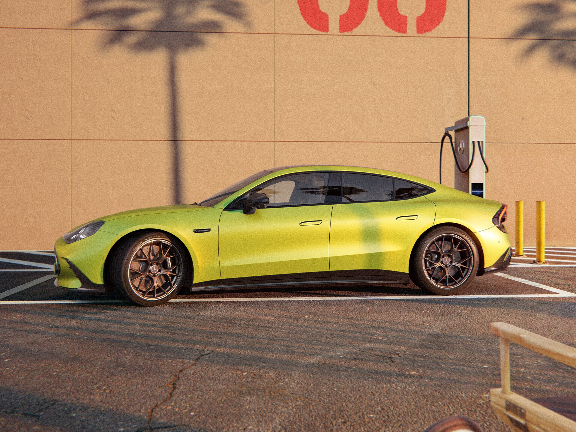La recharge du nouveau GT Coupé 4 Portes de Mercedes-AMG.