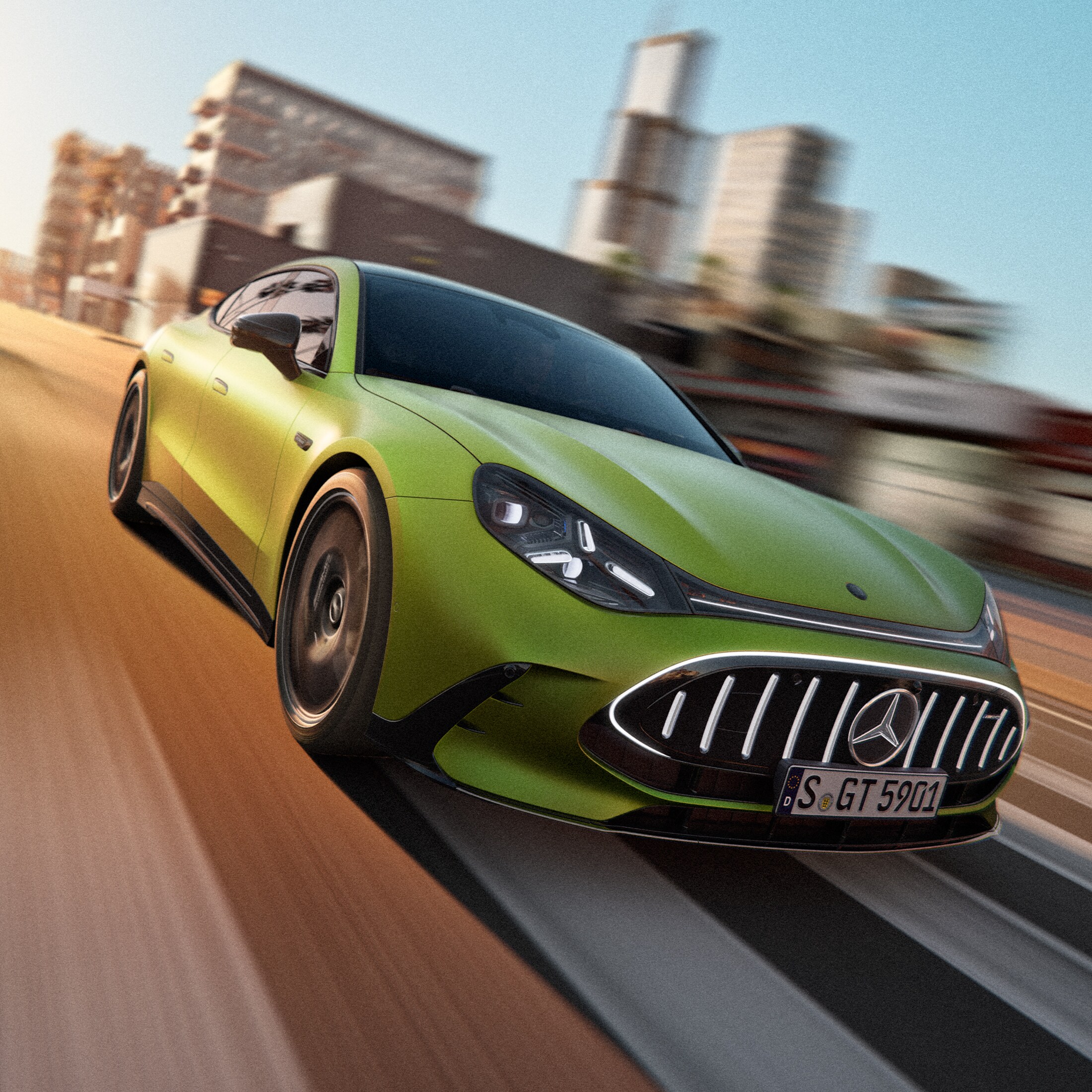 Mercedes-AMG GT Coupé 4 Portes.