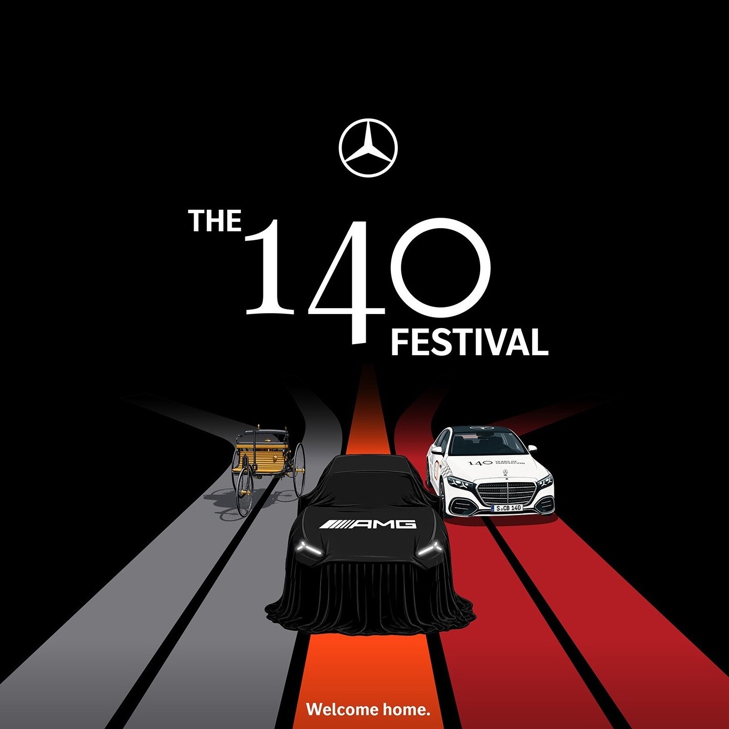 THE 140 FESTIVAL & la première mondiale du nouveau Mercedes-AMG GT SUV.
