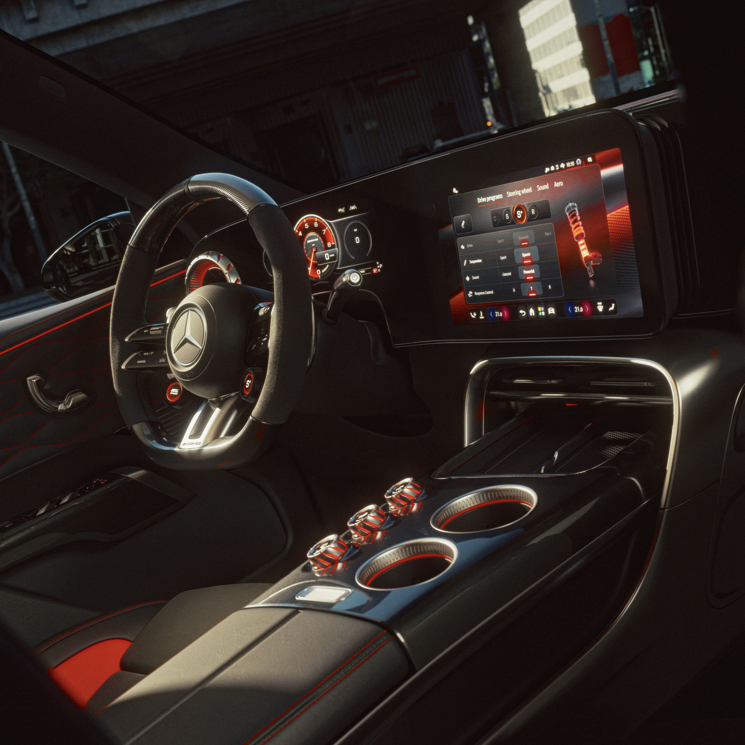 Fahrerorientiertes Cockpit Fahrerorientiertes Cockpit