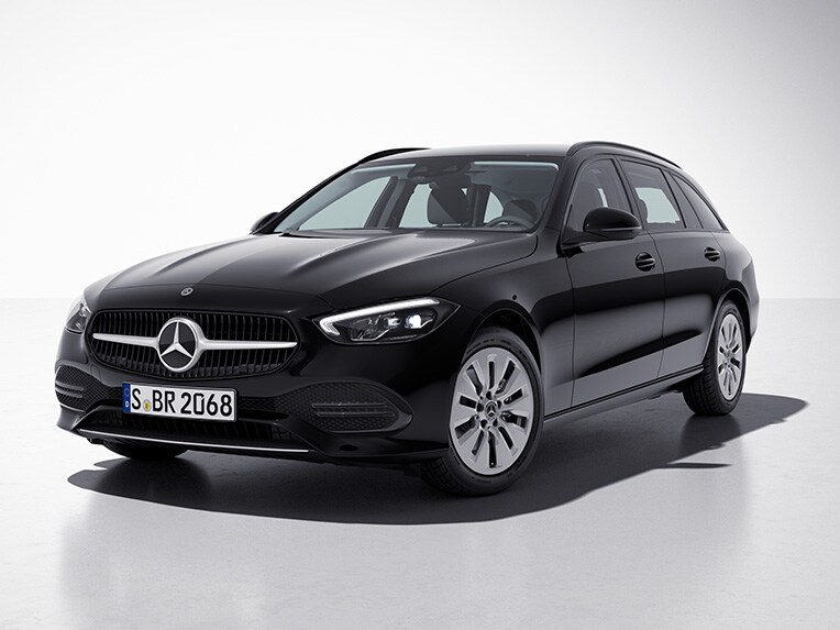La Mercedes-Benz Classe C Break avec un équipement de série.