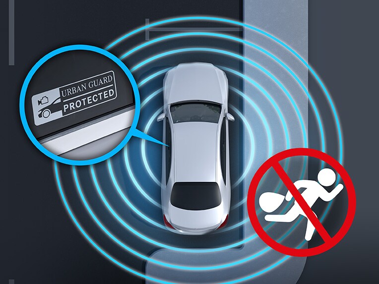 La Mercedes-Benz Classe C Break avec la protection du véhicule URBAN GUARD Plus.
