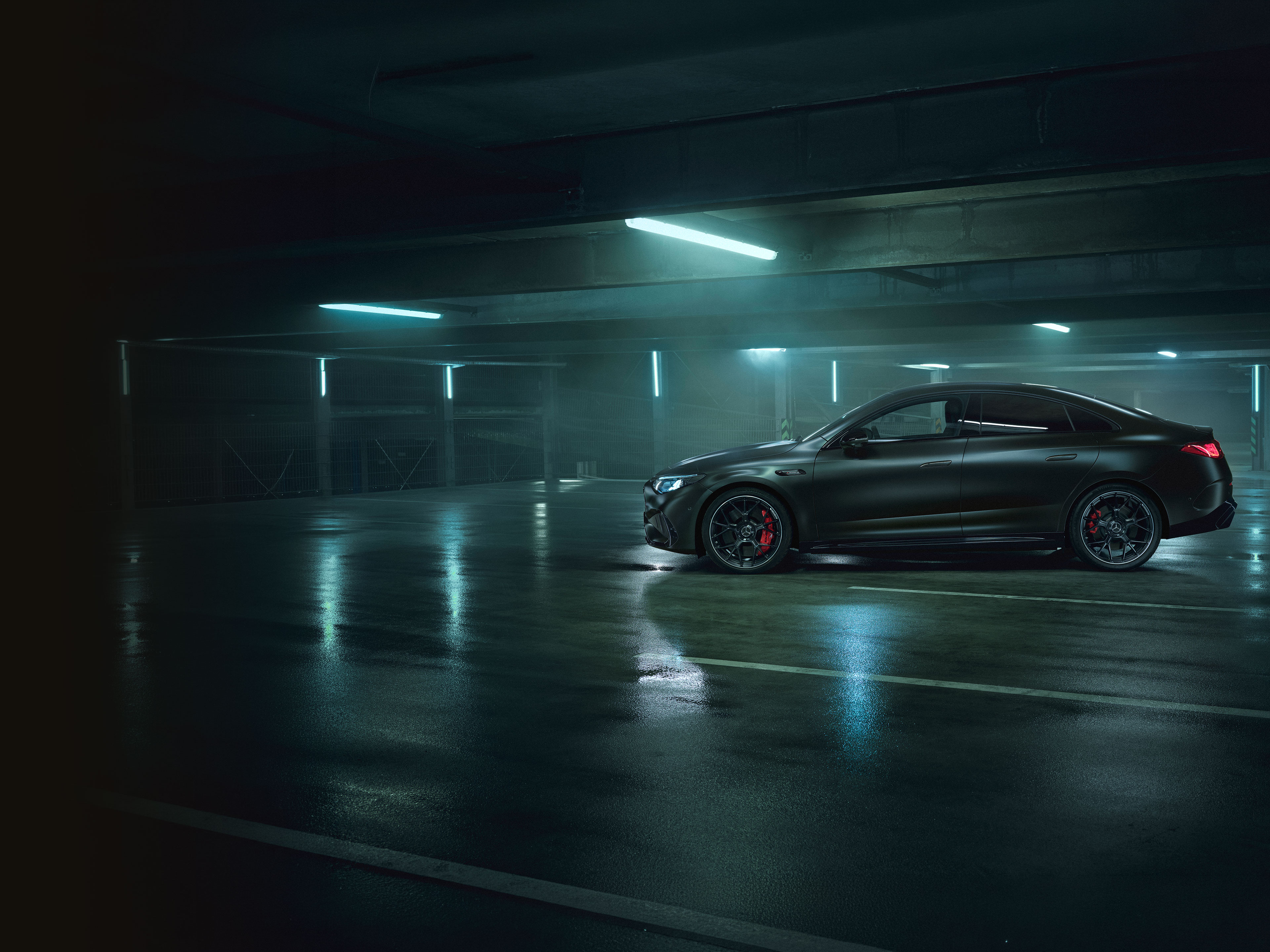Exterieur | CLA | Mercedes-AMG Das Exterieur des neue elektrische Mercedes-AMG CLA 45 4MATIC+.