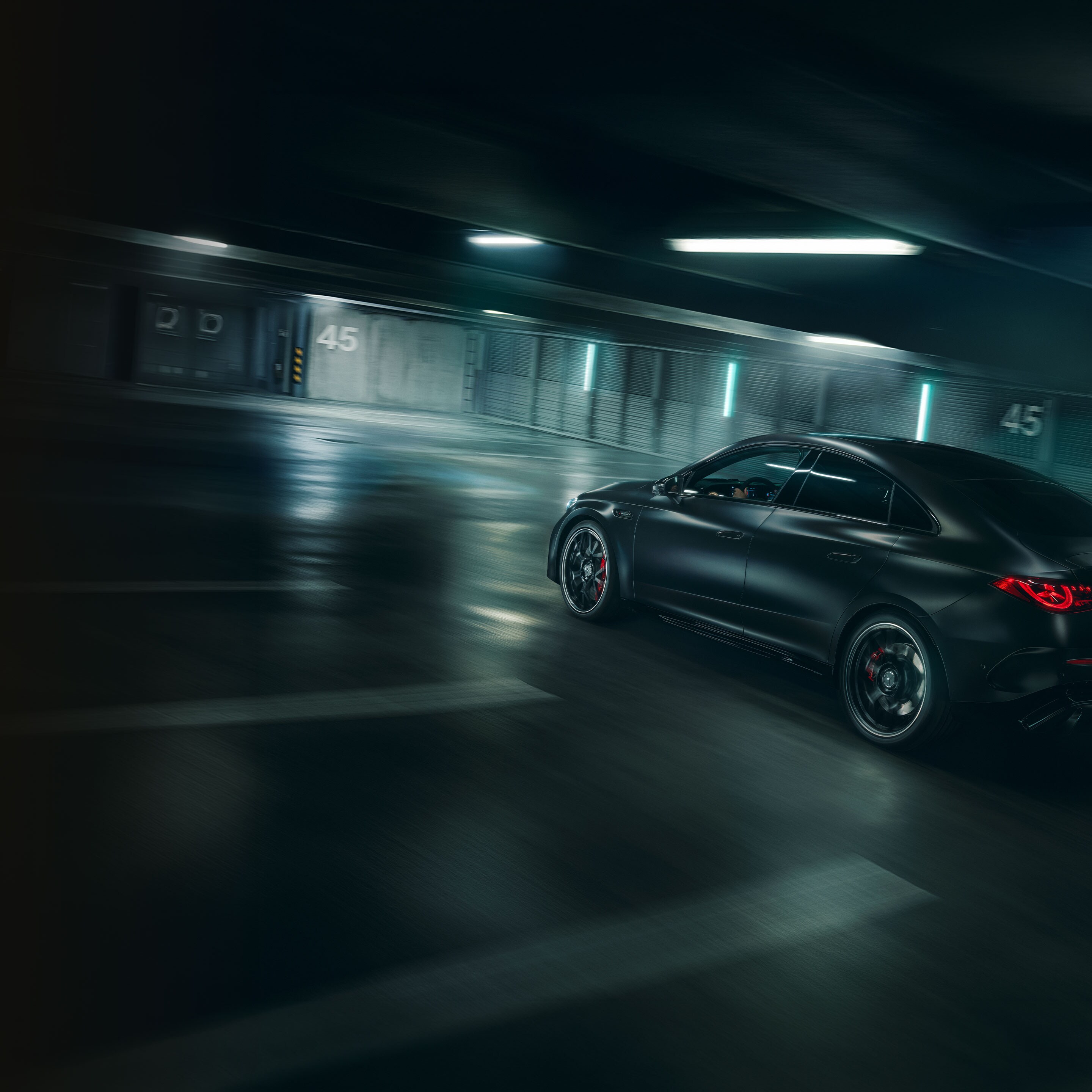 Les performances du nouveau Mercedes-AMG CLA 45 4MATIC+ électrique.