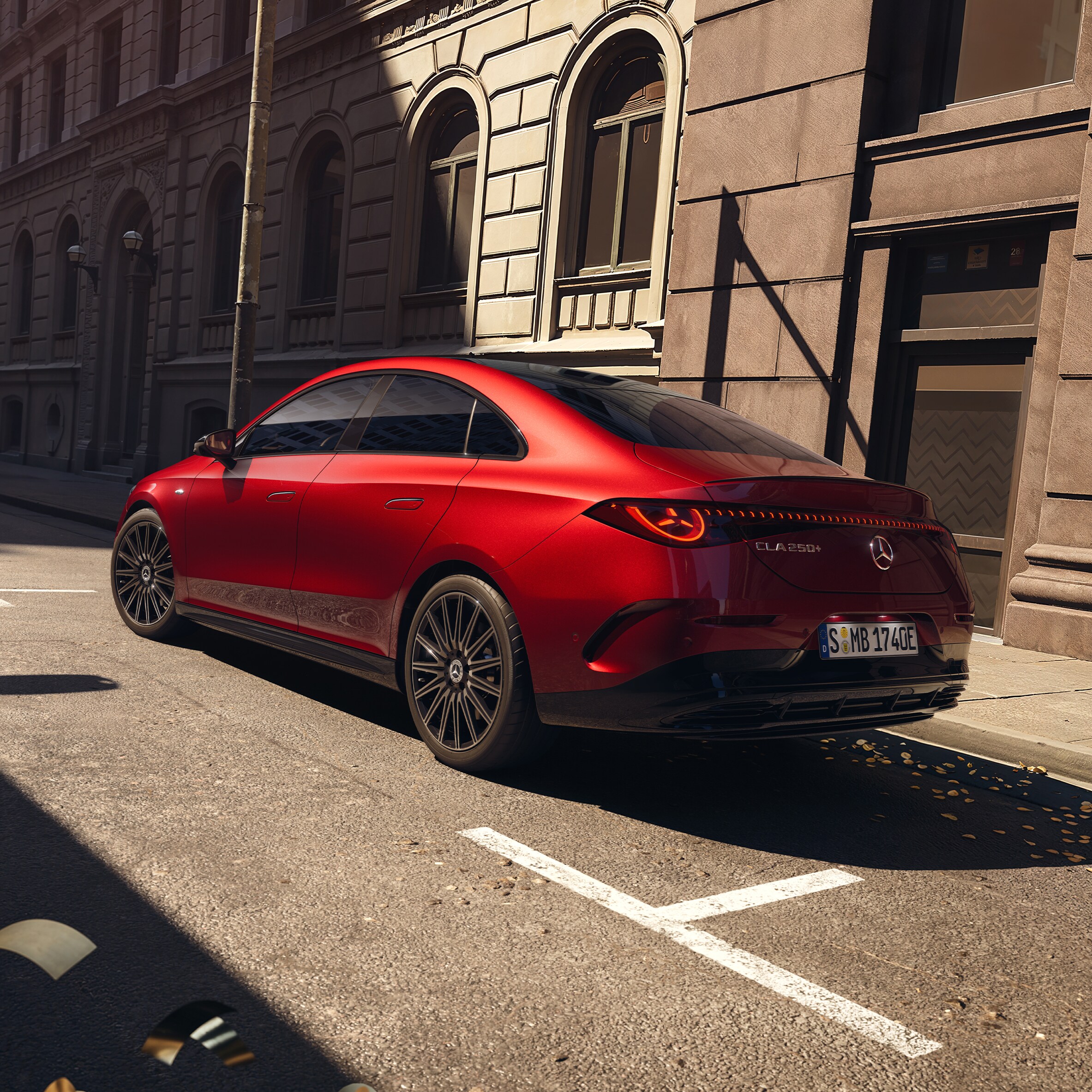 Der brandneue und vollelektrische CLA von Mercedes-Benz.
