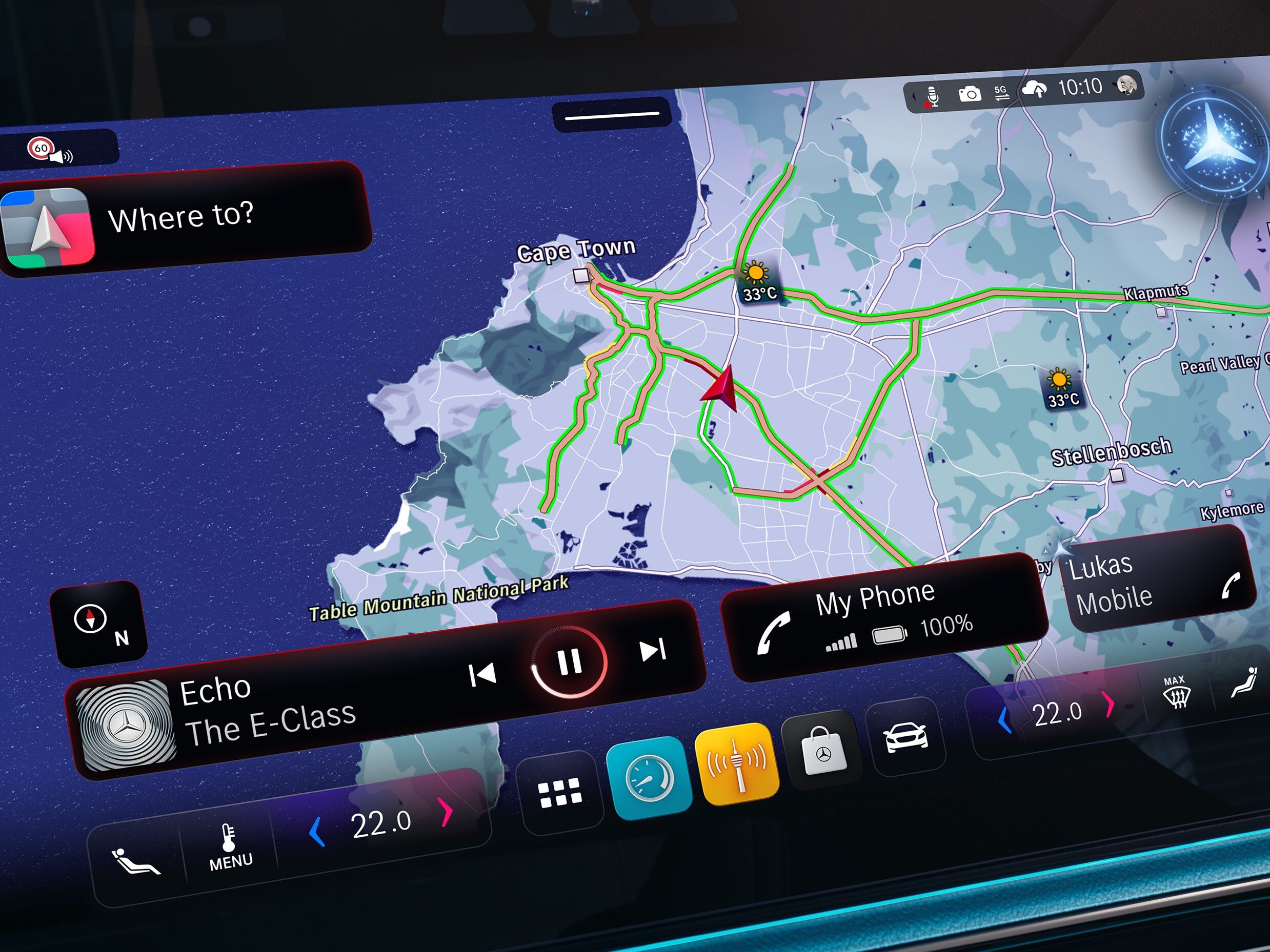 L'assistant virtuel MBUX du CLA de Mercedes-Benz.