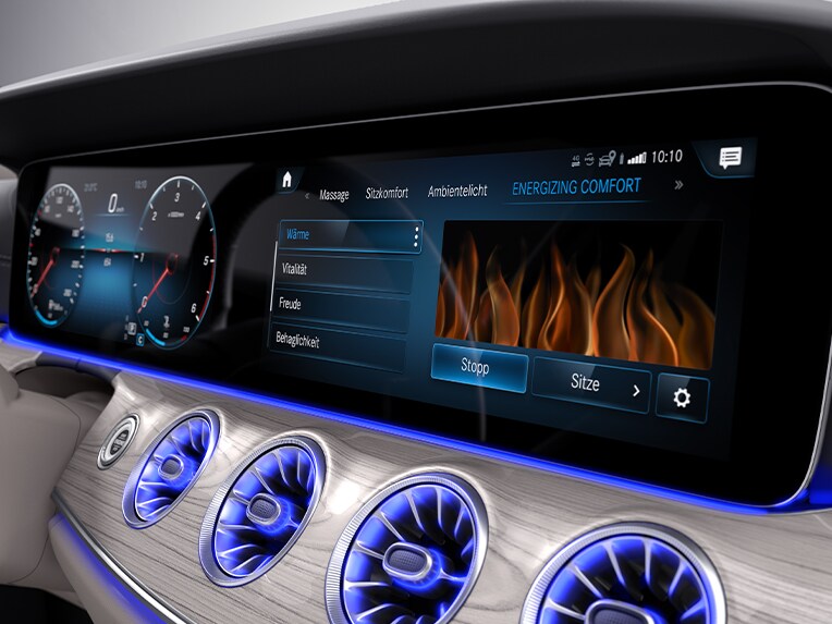 Le Pack ENERGIZING Plus dans la Mercedes-Benz CLS.