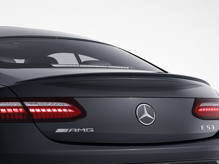 Die AMG Abrisskante im Mercedes-AMG E 53 4MATIC Coupé.