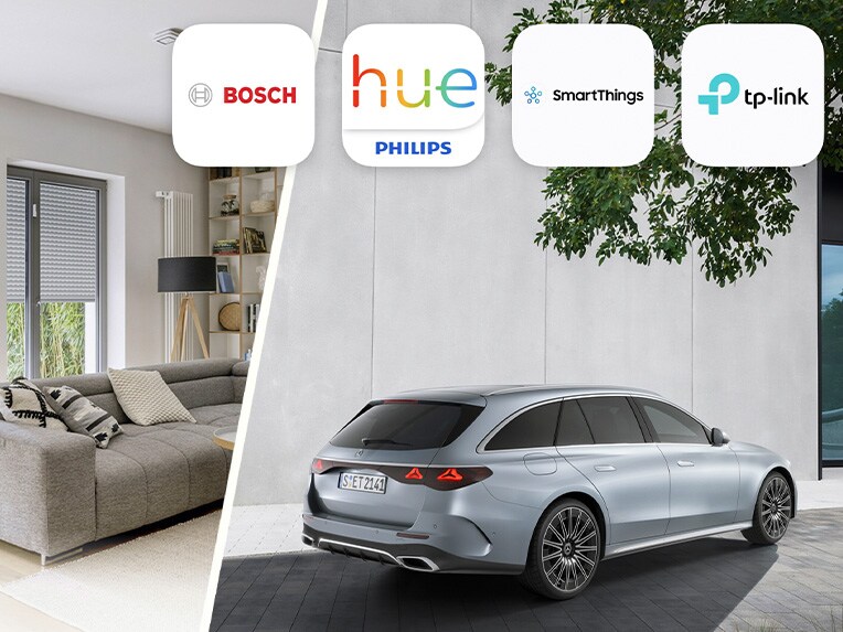 La Classe E de Mercedes-Benz avec Smart Home.