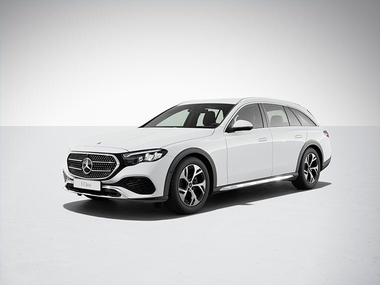 La Classe E Break All-Terrain de Mercedes-Benz avec la ligne d'équipement AVANTGARDE.