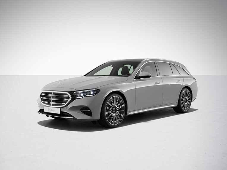 La Classe E de Mercedes-Benz avec la ligne d'équipement EXCLUSIVE.