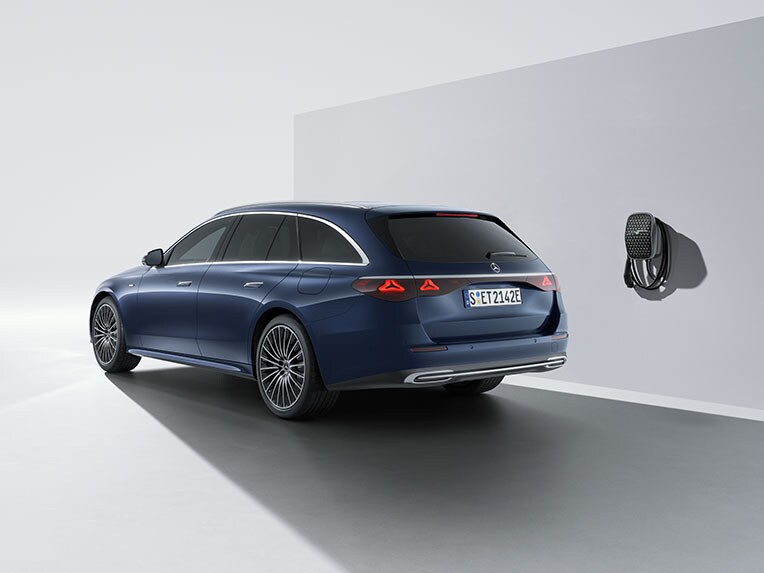 Die E-Klasse von Mercedes-Benz mit Plug-in-Hybrid Technologie.