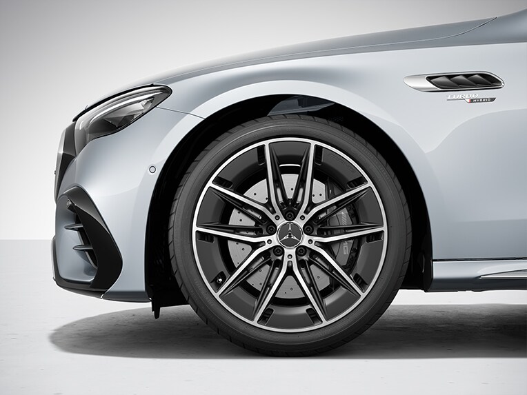 Die AMG Räder der Mercedes-AMG E-Klasse Limousine.