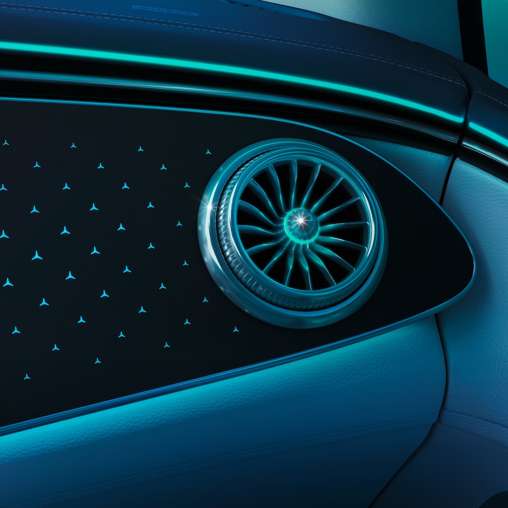 ENERGIZING AIR CONTROL Plus mit HEPA-Filter im EQE SUV von Mercedes-Benz.