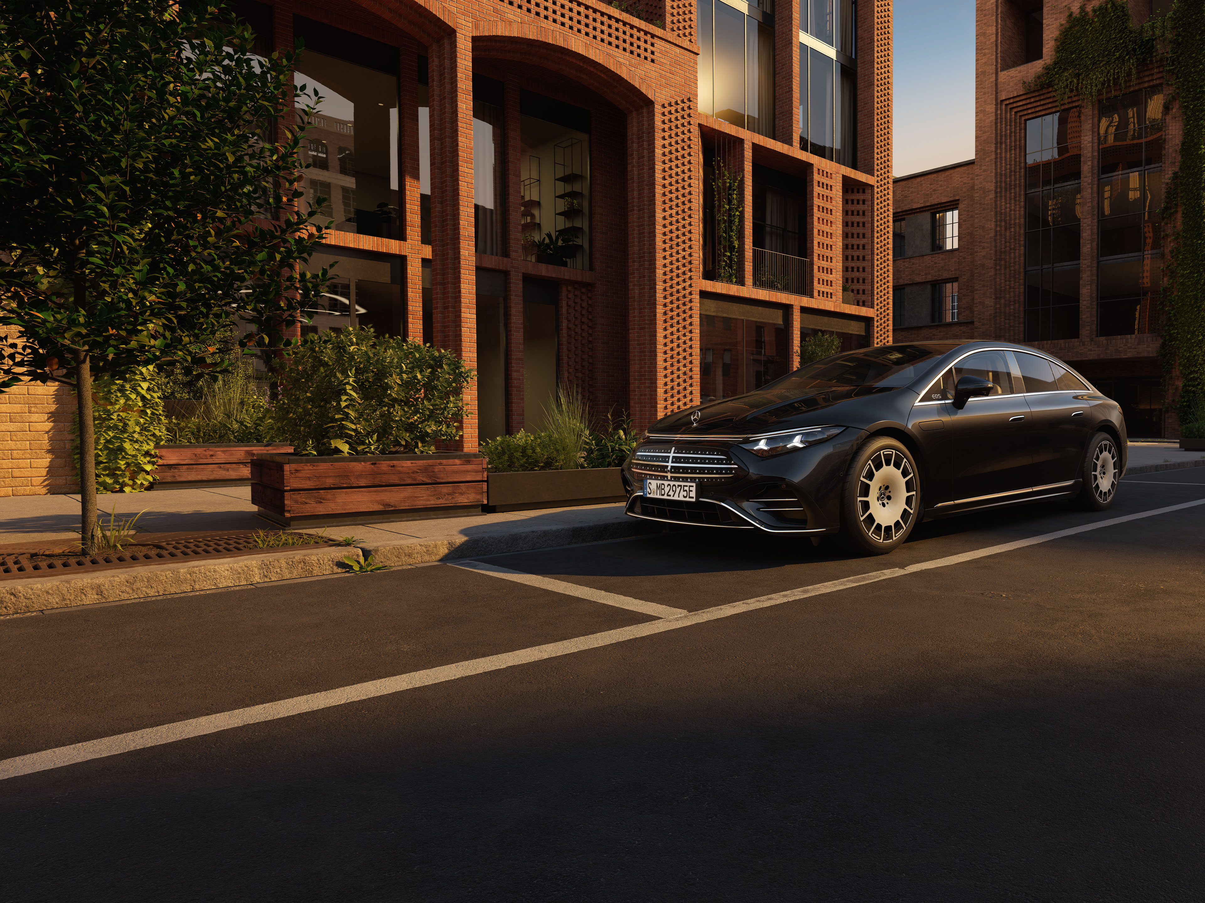 Exterieur | EQS | Mercedes-Benz Das Exterieur des neuen Mercedes-Benz EQS.