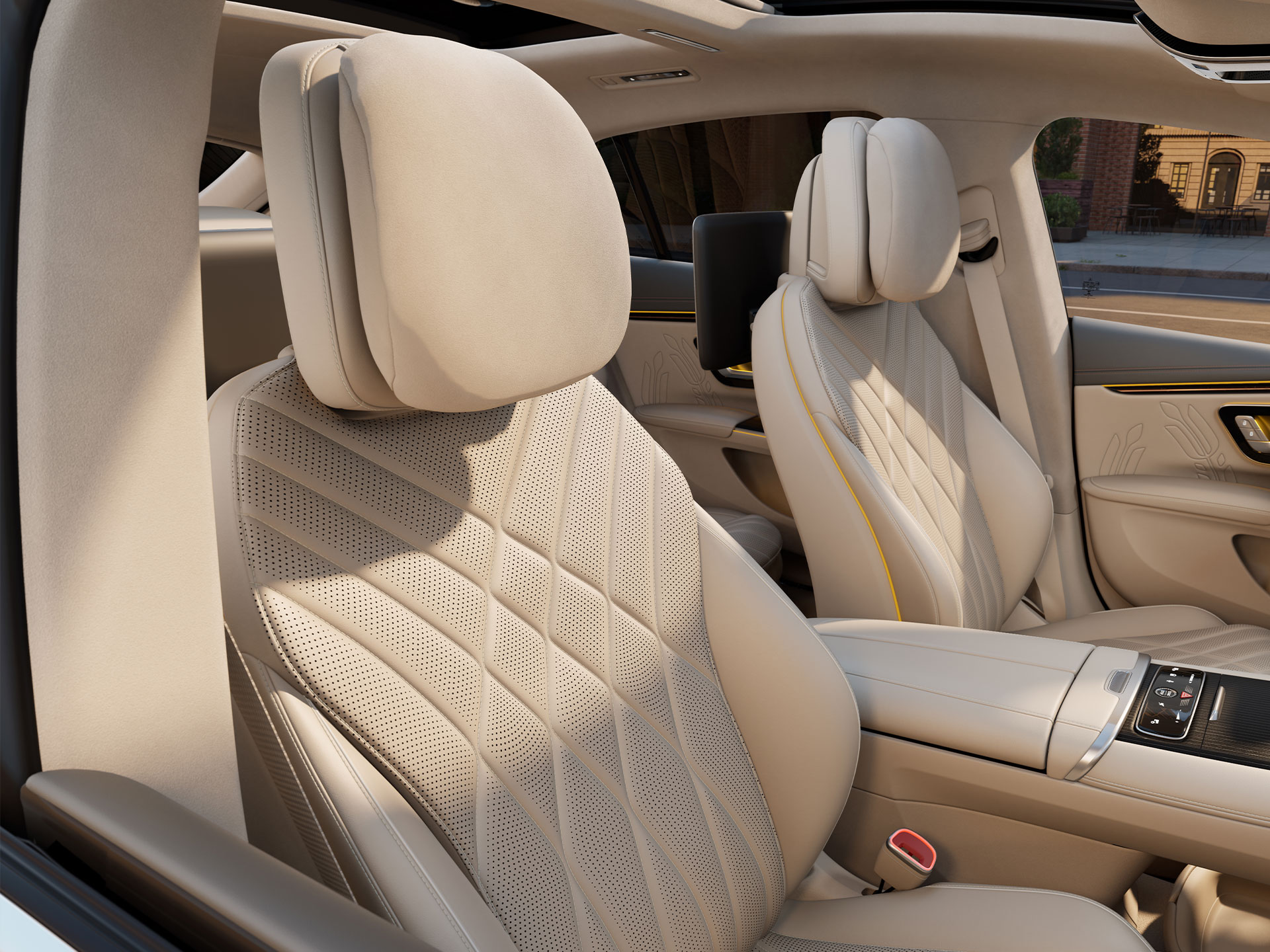 MANUFAKTUR | EQS | Mercedes-Benz MANUFAKTUR Individualisierungen des neuen vollelektrischen EQS von Mercedes-Benz.