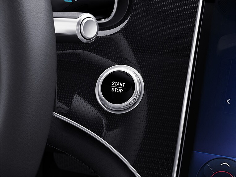 Eine Veranschaulichung des KEYLESS-GO Komfort-Pakets.