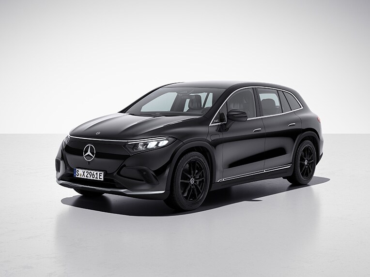 Der neue Mercedes EQS SUV mit Serienausstattung.