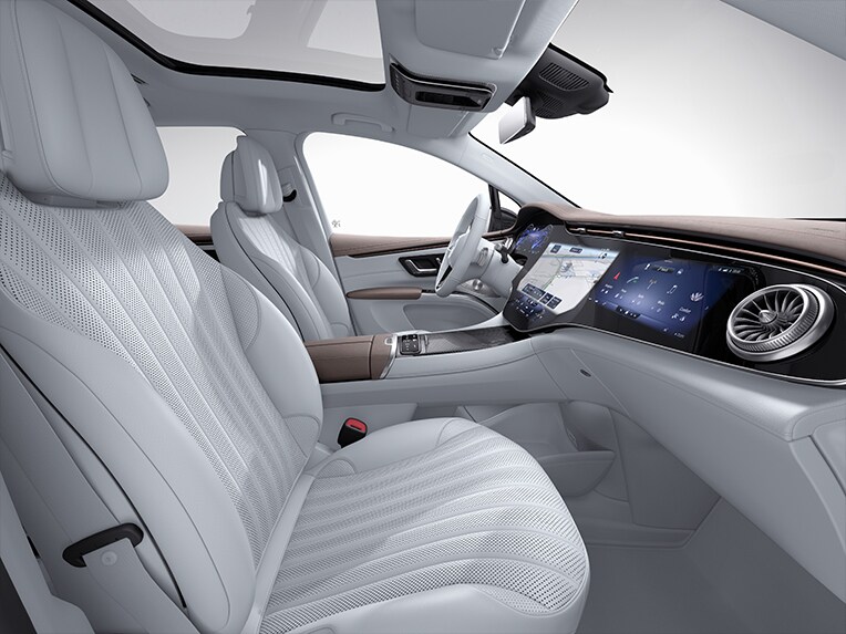 Das EQS SUV Interior mit Electric Art Line.