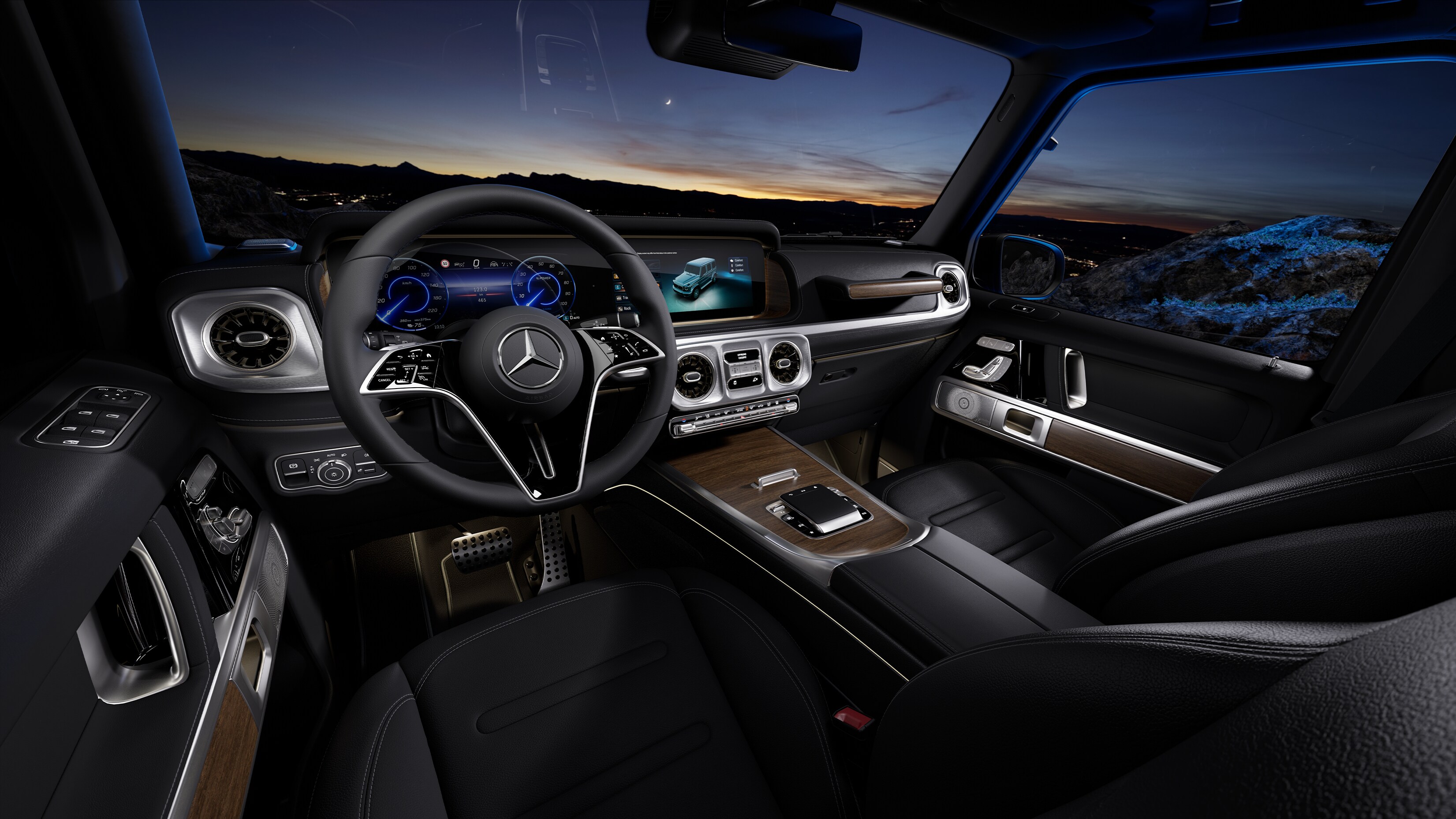 Interior Del Mercedes Clase G 2024