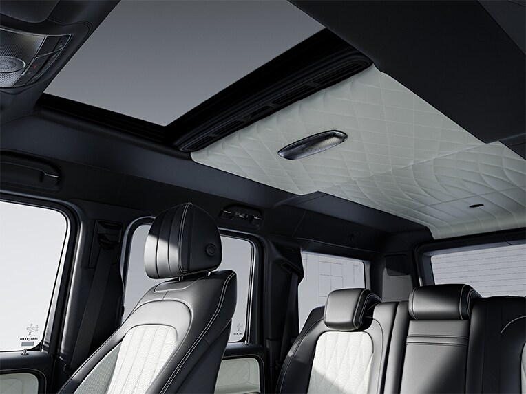 Das MANUFAKTUR Vollleder-Paket in der Mercedes-Benz G-Klasse.