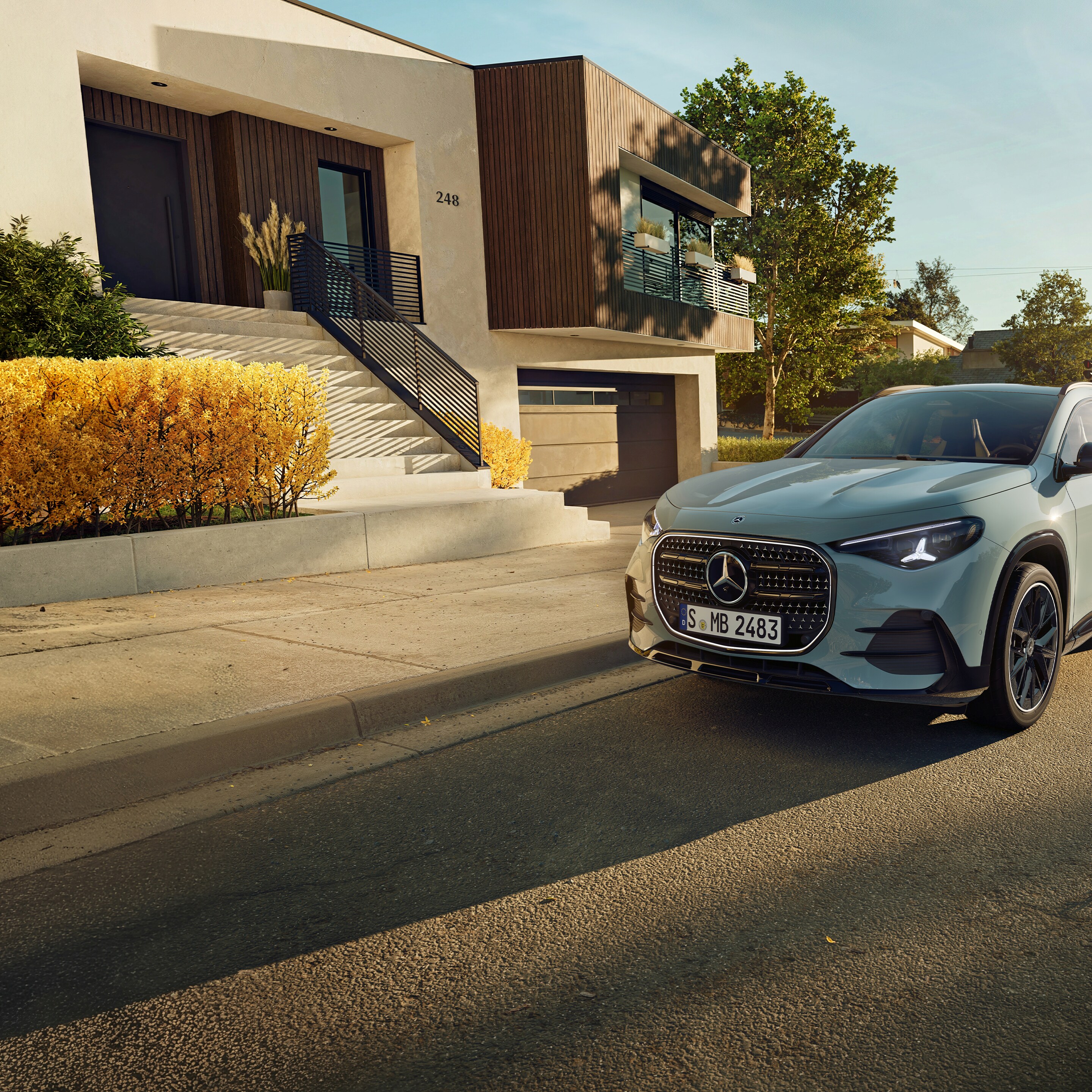 Das Exterieur des neuen GLA von Mercedes-Benz.