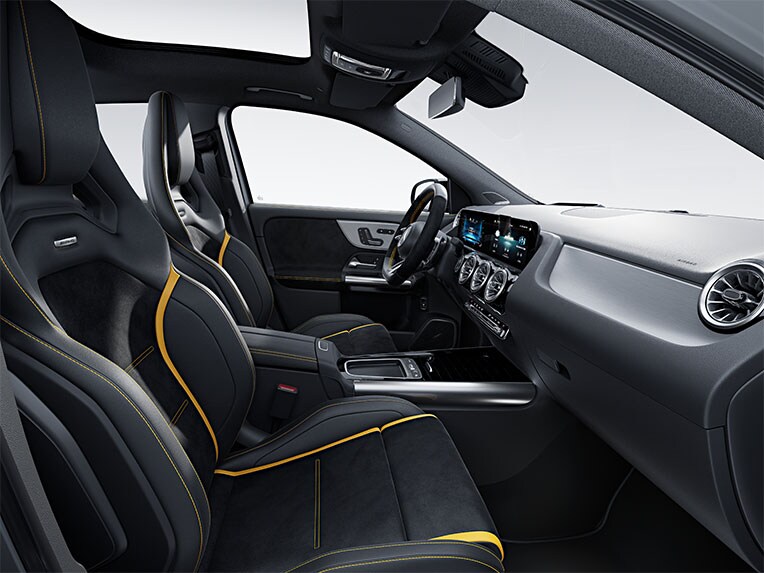 Le Pack Sièges Performance AMG Advanced dans la Mercedes-AMG GLA.