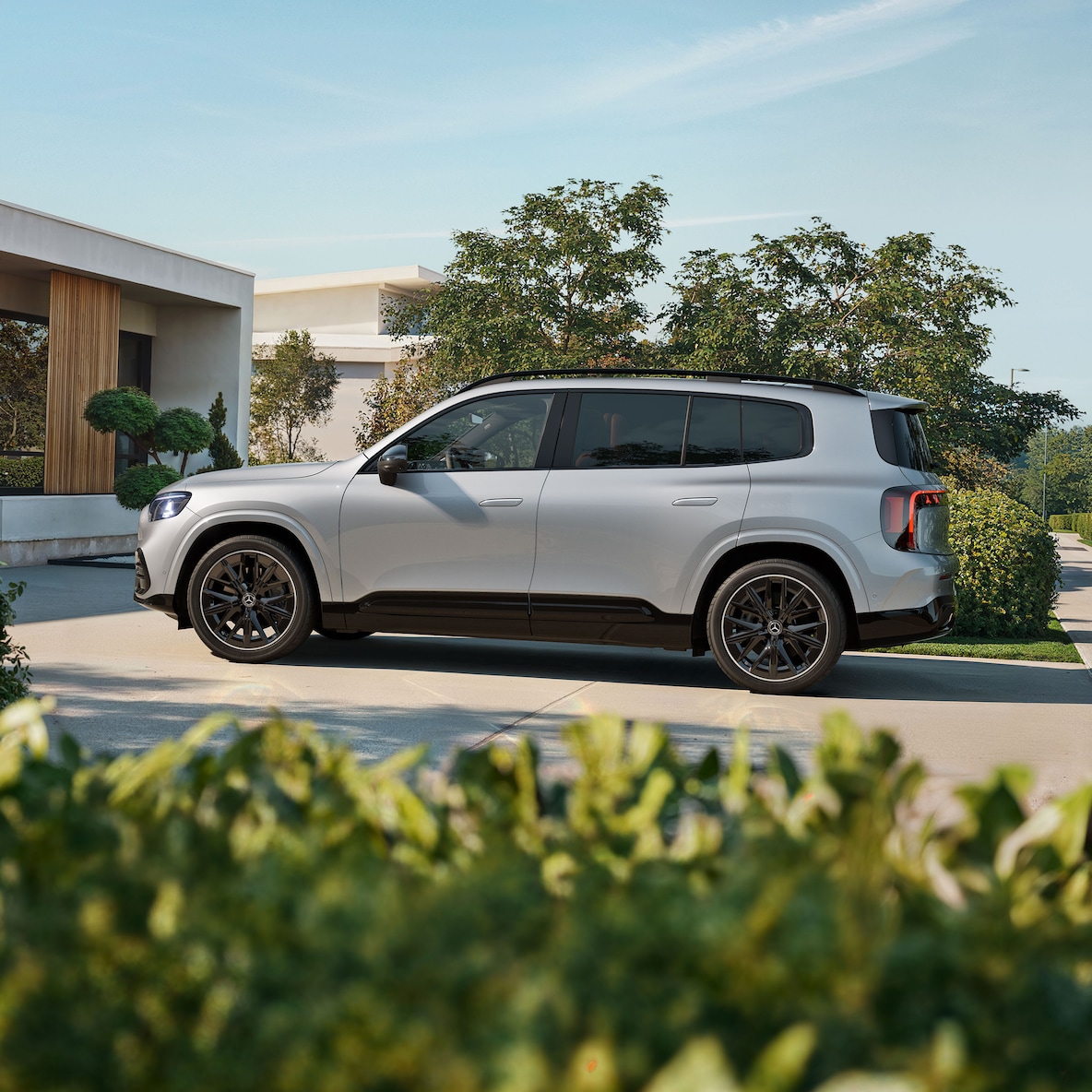 Das Exterieur des völlig neuen elektrischen GLB.