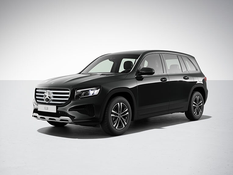 Vue extérieure du GLB de Mercedes-Benz montrant son équipement de série.
