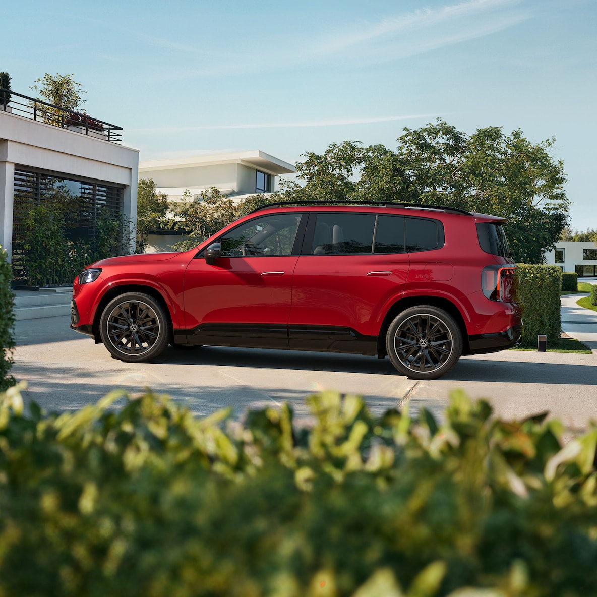 Das Exterieur des Mercedes-Benz GLB.